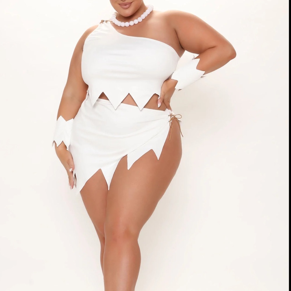 Plus Bedrock Babe Costume